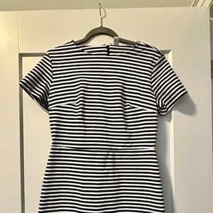 Old Navy Size M Black/White Striped Dress